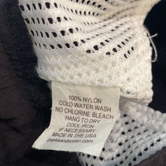 Parke & Ronen 8” Black Lined Nylon Swim Board Shorts Size 36 - Picture 13 of 13